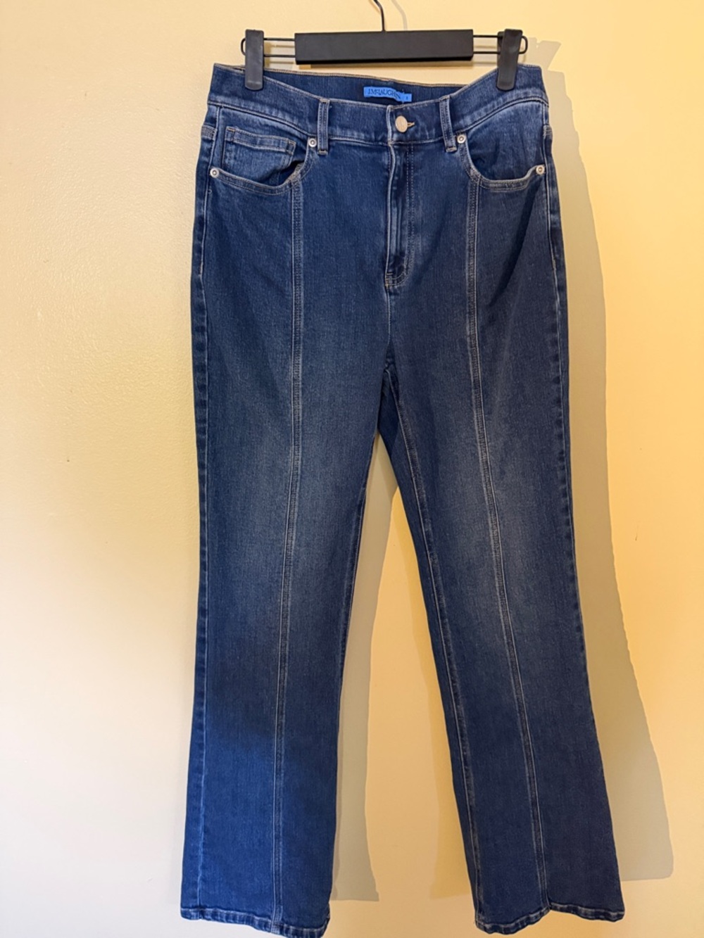 J. McLaughlin Dark Blue Straight-Leg Jeans